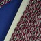 3/8" x 15 Yards Fuchsia with Silver Trim 5 Packs Metallic Chain Braid Trim